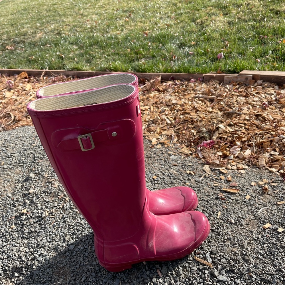 Hunter boots- good condition